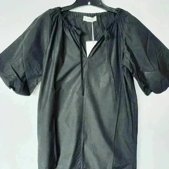 NWT! Everlane The Supima® Puff-Sleeve Dress - Picture 7 of 9